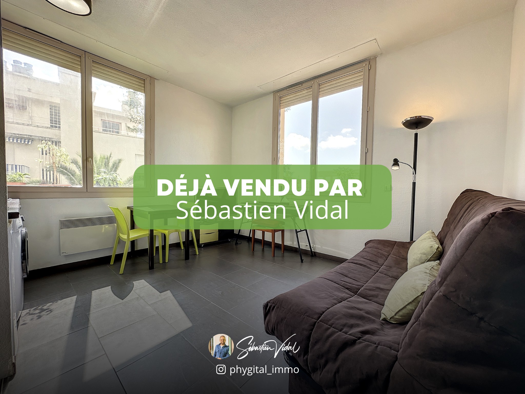 Vente Appartement 23m² 1 Pièce à Nice (06000) - Phygital.Immo